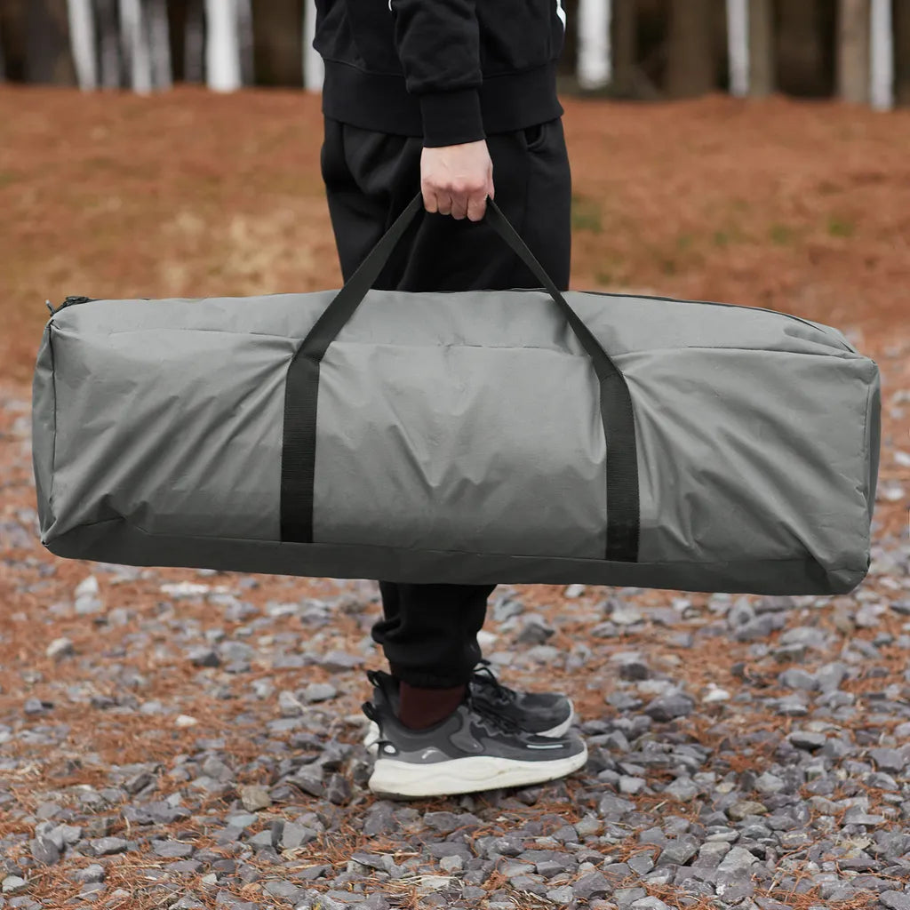  SoBuy OGS60-HG Feldbett Mit Zelt Feldbett 4in1-Zelt Mit Campingliege Schlafsack Wurfzelt Matratze Und Zubehör Zelt 1 Person 1 Mann Zelt