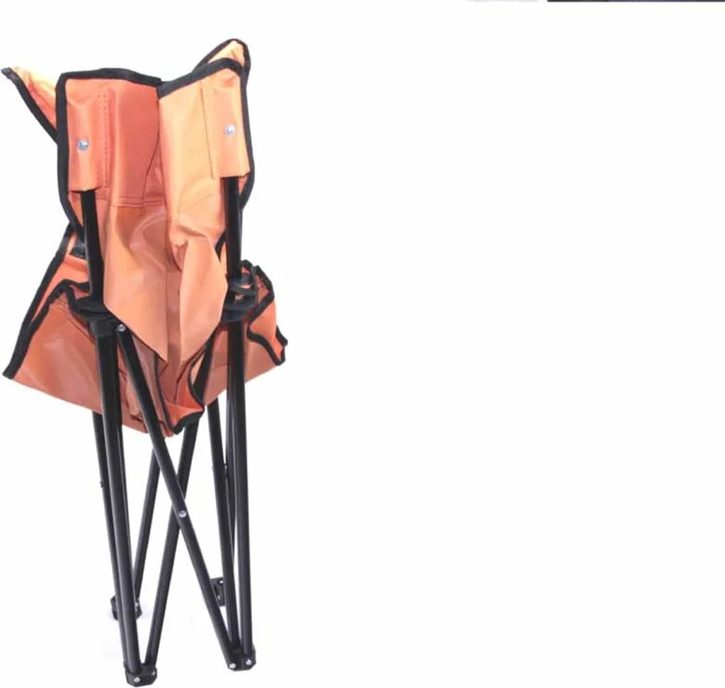  Linder Exclusiv Campingstuhl Mit Getränkehalter, Anglersessel Orange
