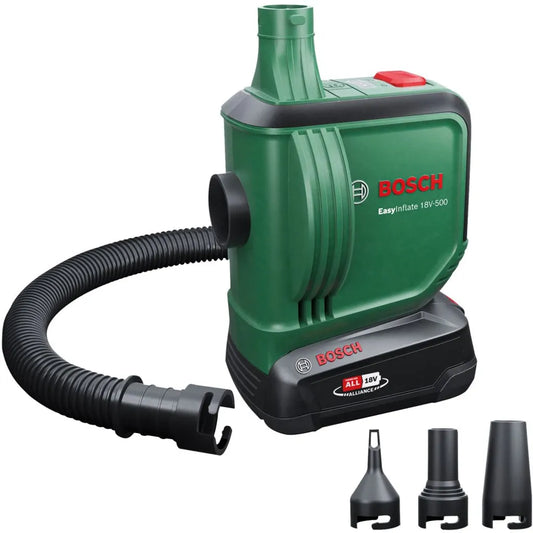 Bosch Volumenpumpe EasyInflate 18V-500 Inkl. Akku Und Ladegerät