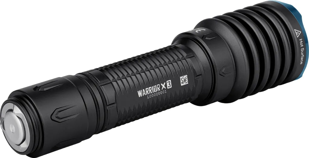  OLIGHT Warrior X 3 Schwarz LED Taschenlampe 2500 Lumen 560 Meter Leuchtweite, USB Wiederaufladbar IPX8 Wasserdicht