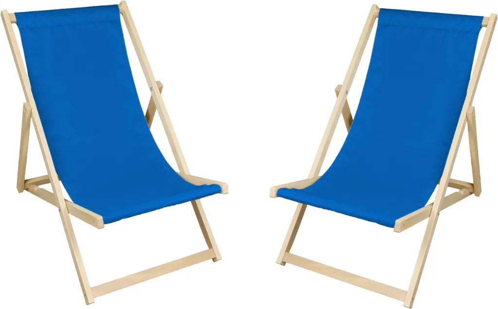  Set Mit 2 Strandstuhl Strandliege Holz Liegestuhl Gartenliege Balkonliege Campingliege Sonnenliege Faltliege Freizeitliege Terassenliege