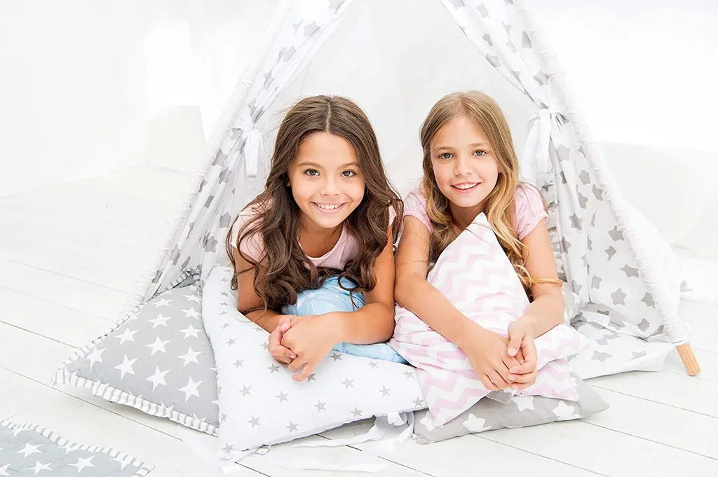  Best For Kids Spielzelt Tipi Sterne Rosa Zelt Indianer Wigwam Für Kinder Mit Zubehör