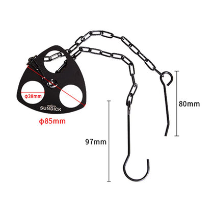  Sundick Camping Stativ H?ngetopfhalterung Barbecue Rack Hanger Edelstahl Stativ Fš¹r H?ngetopf
