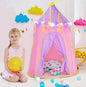  Kinderspielzelt Indisch Kinderzelt,Spielzelt Prinzessin Traum Schloss Burg Haus Für Mädchen, Im Kinderzimmer, Indoor/innen/außen/draußen,（Pink + Lila）