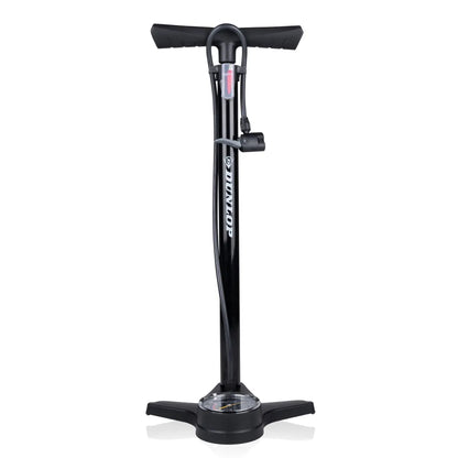  Fahrradpumpe Mit Manometer - Luftpumpe Für Alle Ventile - Standpumpe Für Dunlop-Ventil - Presta-Ventil Und Auto-Ventil - Schwarz
