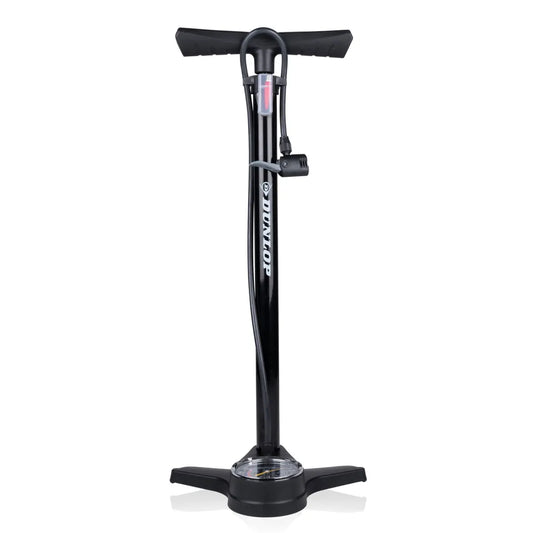  Fahrradpumpe Mit Manometer - Luftpumpe Für Alle Ventile - Standpumpe Für Dunlop-Ventil - Presta-Ventil Und Auto-Ventil - Schwarz