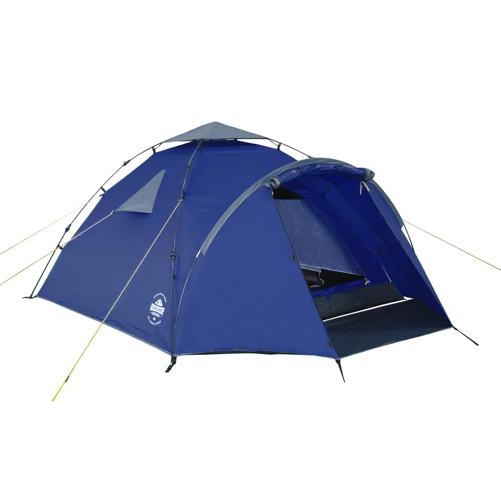  Where Tomorrow Pop Up Familienzelt Wurfzelt 3 Personen Zelt Camping Festival Blau 220 X 220 X 130 Cm