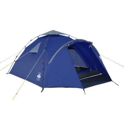  Where Tomorrow Pop Up Familienzelt Wurfzelt 3 Personen Zelt Camping Festival Blau 220 X 220 X 130 Cm