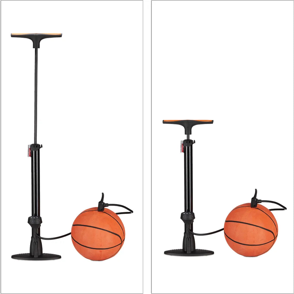  Relaxdays Standpumpe Mit Manometer