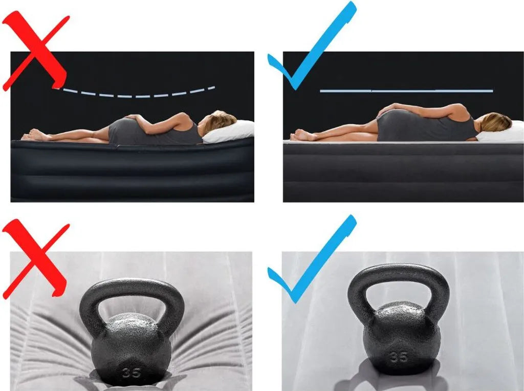  Intex Luftbett 191x76x25 Cm Blau Gästebett Luftmatratze
