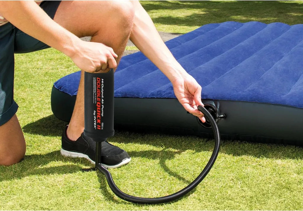  Intex Doppelhub Luftpumpe Double Quick II 36cm 6.7/8.5/18mm Adapter