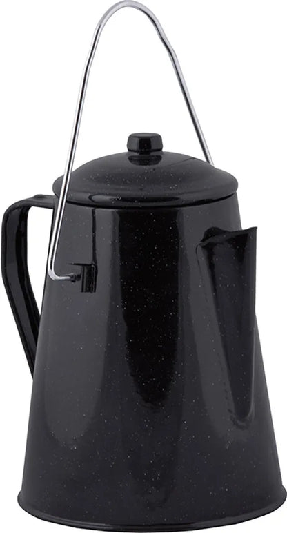  Esschert Design Outdoor Kochset - 4 Teilig (Bratpfanne ø 25.4 Cm, Topf Mit Griff 1,9 L. ø 18,4 Cm, Topf Mit Henkel 3,3 L. ø 19 Cm, Kaffekanne 1,9 L. (für 8 Tassen) ø 16 Cm); FF215