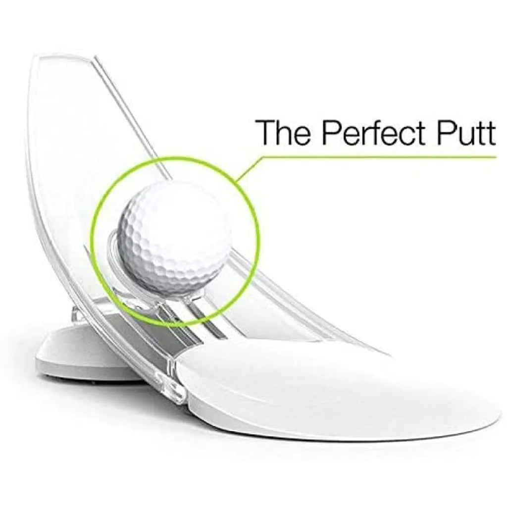 Pressure Putt Trainer Golf Putt Trainingshilfe Intelligente Putt Out Trainingshilfe Mit Parabolisch Gebogenem Design Passend Für Indoor Und Outdoor Golf Putting Cup Loch Übungshilfe Weiß