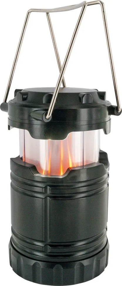  SCHWAIGER -CALED1 533- LED Campingleuchte Mit Lagerfeuer Effekt, Schwarz