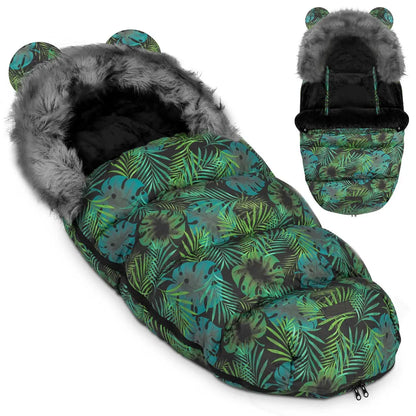  Winterfußsack Kinderfußsack Fußsack Schlafsack Elmi Schlitten Dschungel