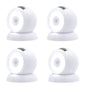  HandyLUX LightBall LED Powerlicht- Ball - 360 Grad Drehbar - Magnetisch - Batterie-Leuchte | Taschenlampe - Bewegungssensor - Nachtlicht - Safe Touch Oberfläche - 4 Stück
