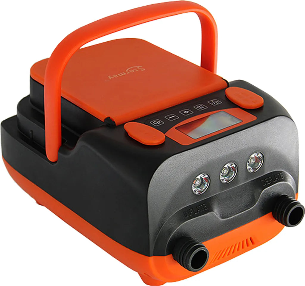  Wiederaufladbare Sup-Luftpumpe, 16 PSI 12 V Mit Akku, Stand-Up-Paddelbrett, Elektrische Pumpe, Inflator/Deflator, Tragbarer Luftkompressor Für Paddelboards, Boot, Kajak