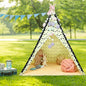  COSTWAY Kinderspielzelt Tipi Zelt Für Kinder Spielzelt Tragbar Kinderzelt Spielhaus Zelt Mit Bodenmatte Für Kinderzimmer