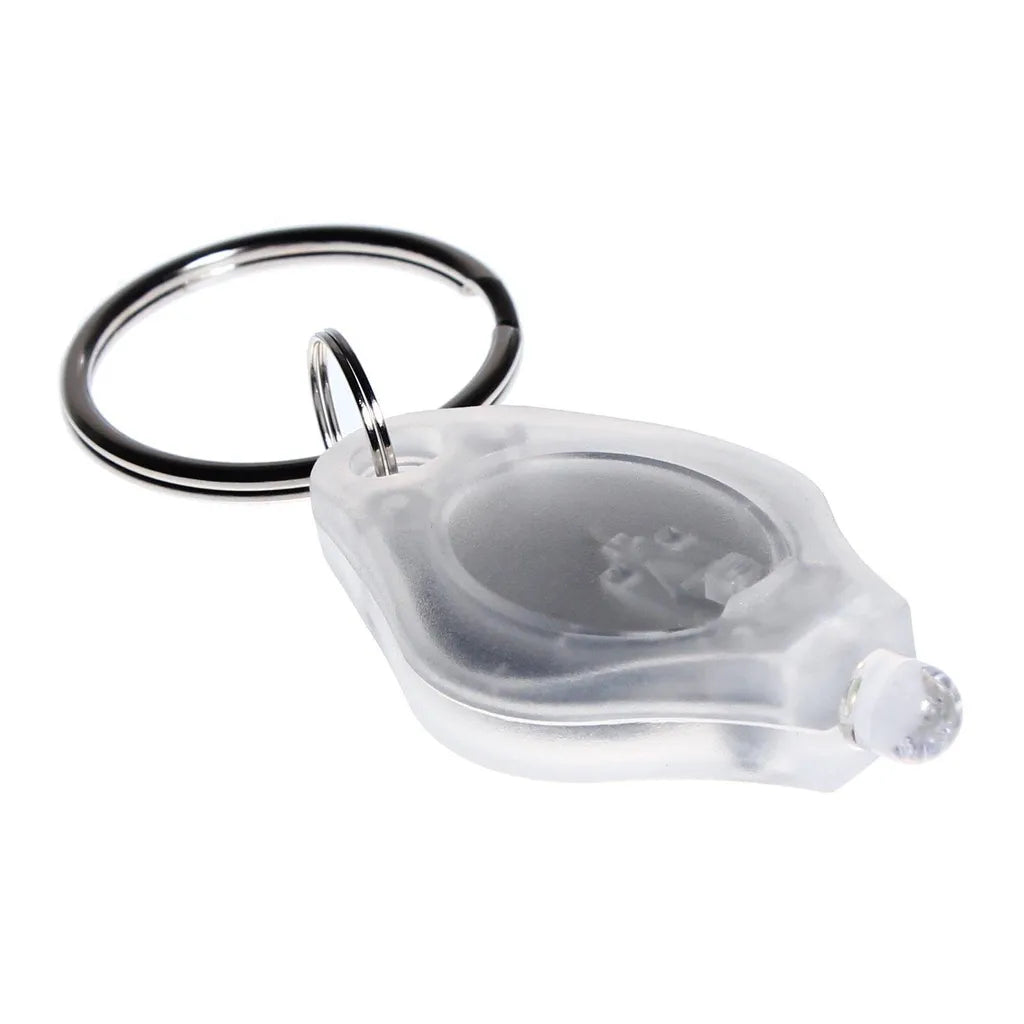  Wortek LED Mini Taschenlampe Schlüsselanhänger Weiß