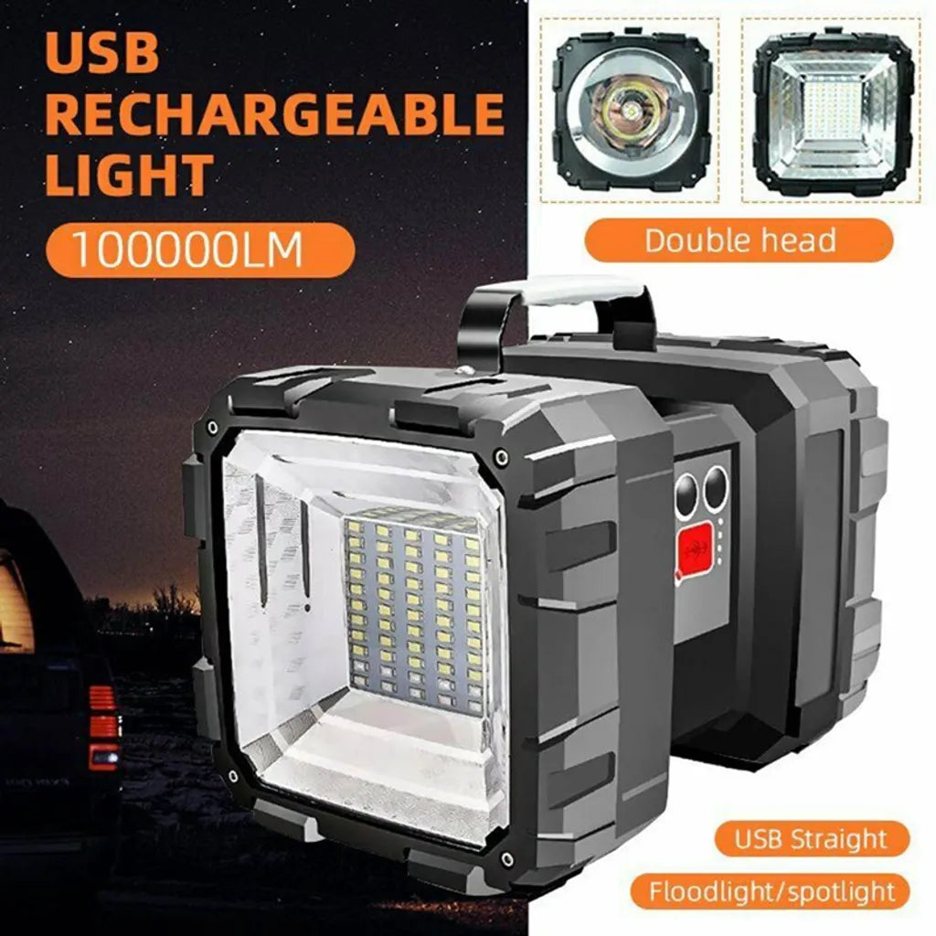  10W Tragbare Superhelle LED-Suchscheinwerfer Handscheinwerfer Taschenlampe Wiederaufladbar 17,5 * 10 * 10 Cm