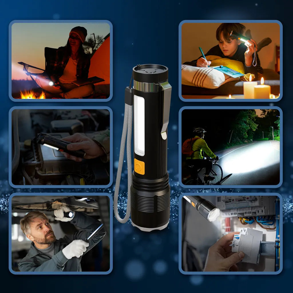  EFL-1138 Wili LED-Taschenlampe Mit Integrierter Wiederaufladbarer Batterie 700lm Extralink