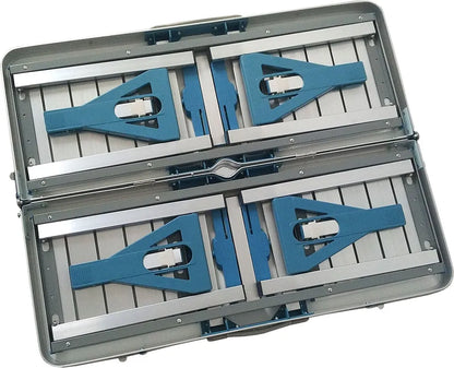  SVITA Camping Set Sitzgarnitur Tisch + Hocker Kofferfunktion Mit Tragegriffen