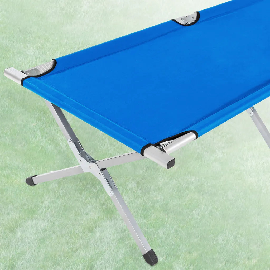  Tectake Feldbett Aus Aluminium - Blau
