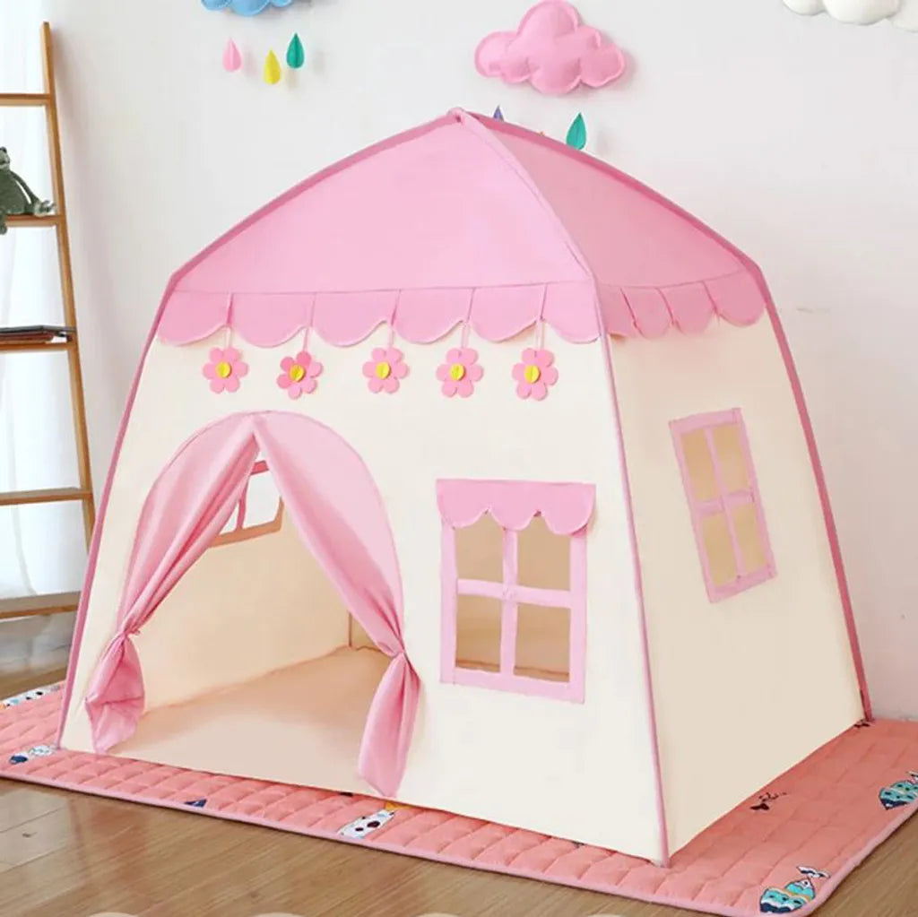  Kinderzelt Spielzelt Spielhaus Zelthaus Schloss Kinder LED-Lampen 17489