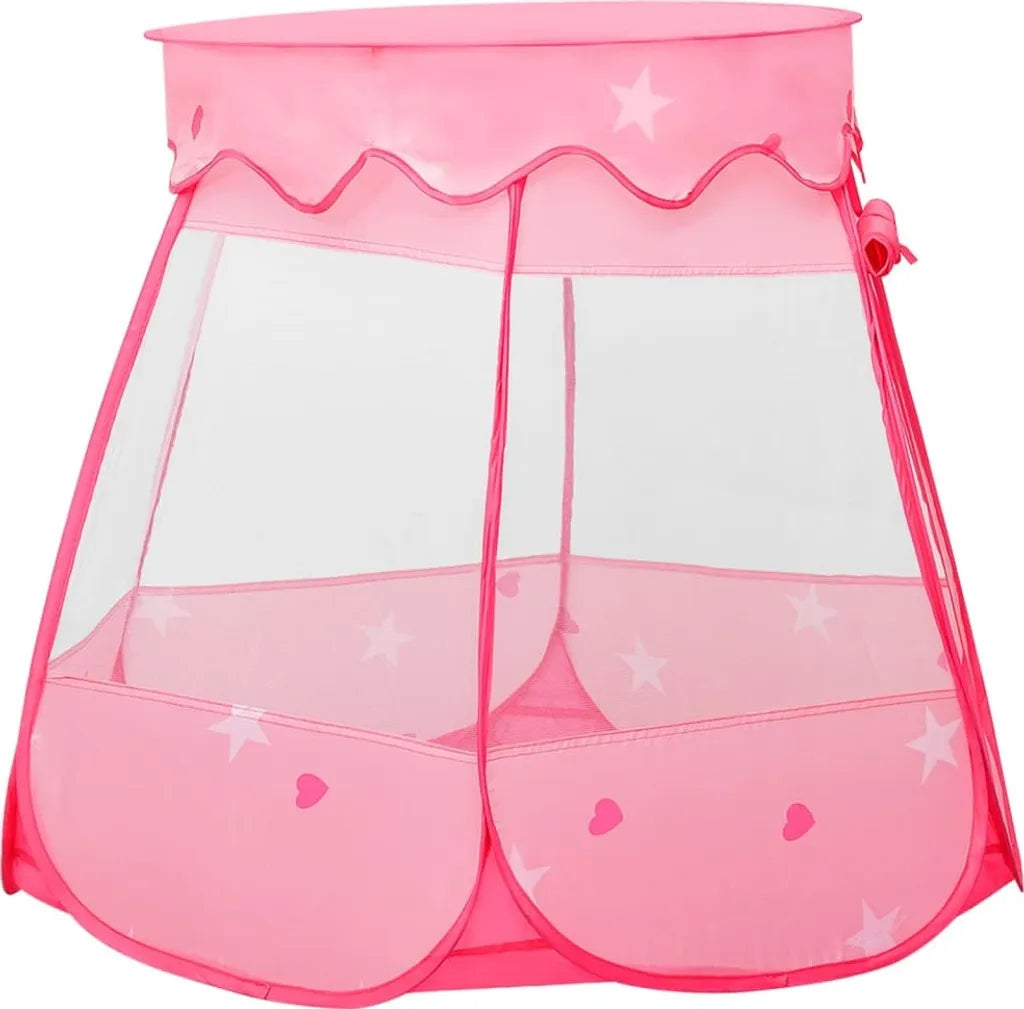  VidaXL Kinder-Spielzelt Mit 250 Bällen Rosa 102x102x82 Cm