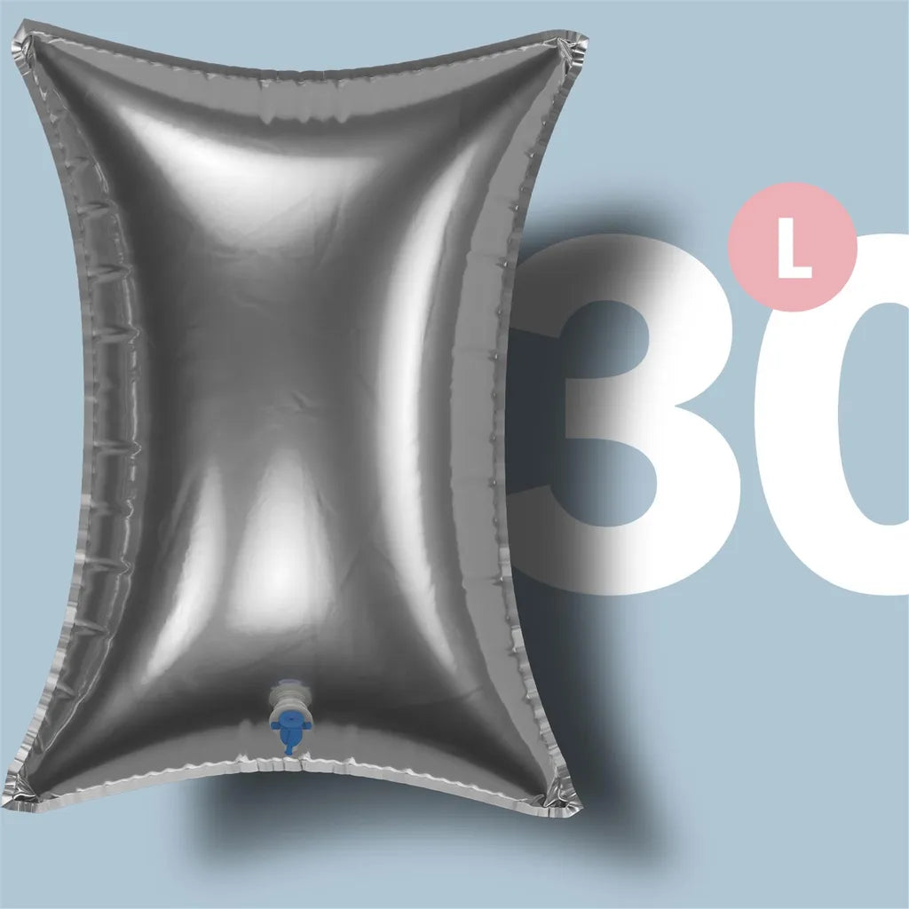  Wassersack Reißfest - Wasserbehälter Faltbar - Wasserbeutel BPA-frei [kein Bisphenol A] - Waterbag Für Camping - Wasserspeicher Für Notversorgung - Wassersäcke [Water Bag] - Wasser Behälter, 10 Stk