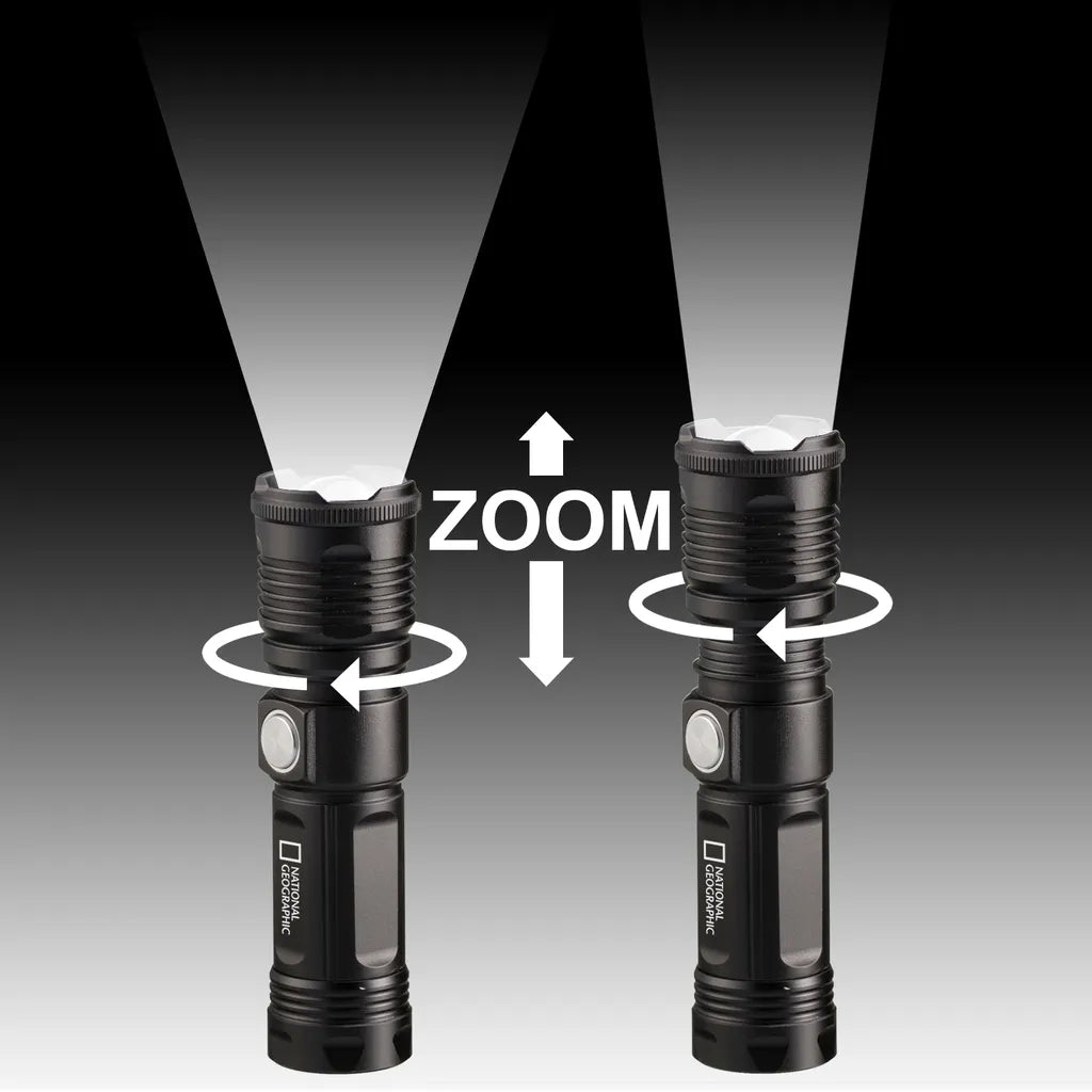  NATIONAL GEOGRAPHIC ILUMINOS 1000 LED Zoom-Taschenlampe 1000 Lm