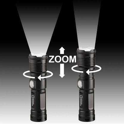  NATIONAL GEOGRAPHIC ILUMINOS 1000 LED Zoom-Taschenlampe 1000 Lm