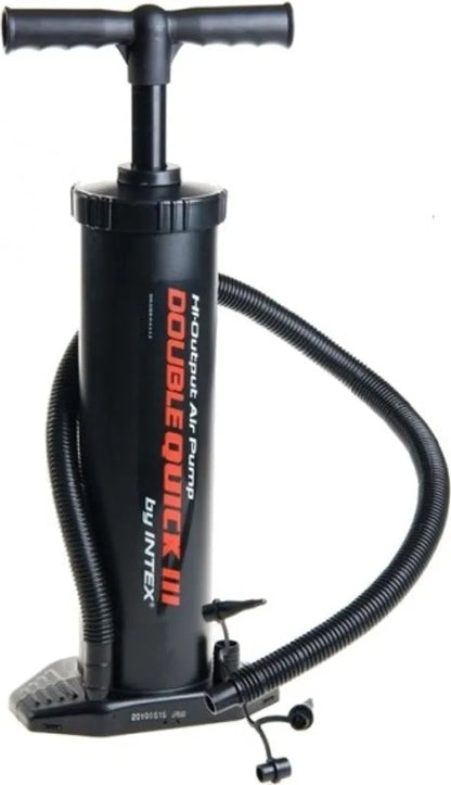  Intex Doppelhub Luftpumpe Double Quick III 2mm (Nadel) / 6,7mm / 8,5mm / 18mm