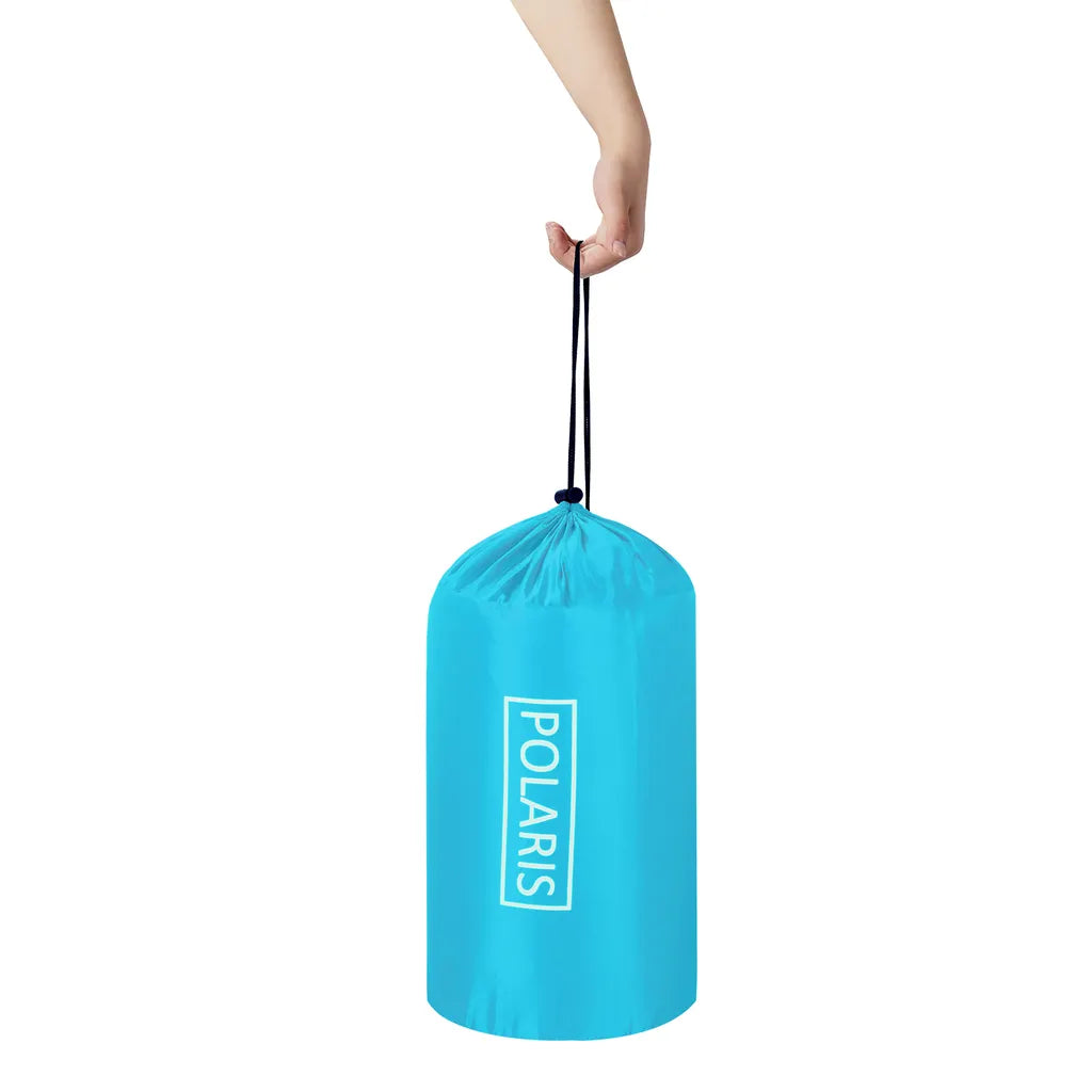  Monzana Schlafsack ARCTIC Mumienschlafsack 210x75cm Von -7°C Bis 10°C Deckenschlafsack Campingschlafsack Wandern Farbwahl, Farbe:dunkelblau-hellblau