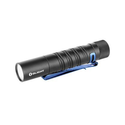 Olight I5T EOS Taschenlampe 300 Lumen / 60 Meter Kühle Weiße LED Heckschalter EDC-Taschenlampe, Mit AA Batterie + Batteriefach(Schwarz)