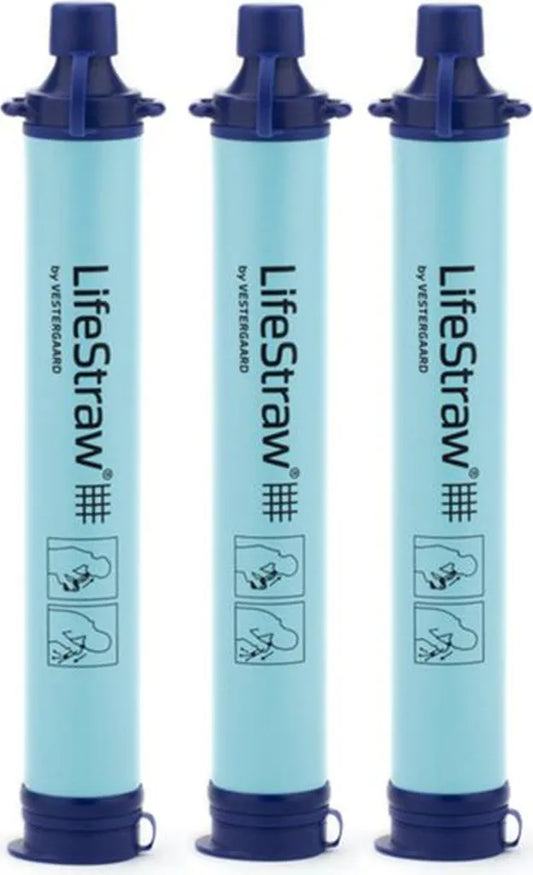  LifeStraw Personal 3-er Pack - Kompakter Trinkhalm Trinkwasserfilter