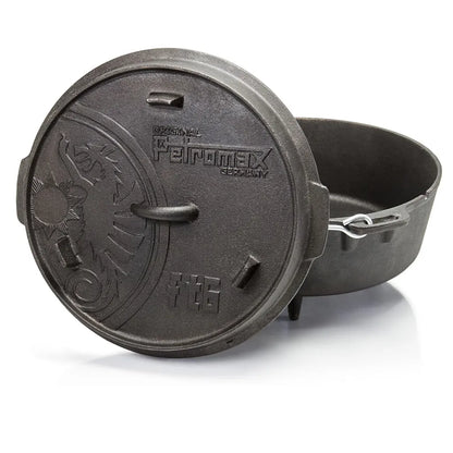  Petromax Feuertopf Dutch Oven Set Pflegepaste Deckelheber FT6 Mit Füßen
