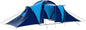  VidaXL Campingzelt Stoff 9 Personen Dunkelblau Und Blau