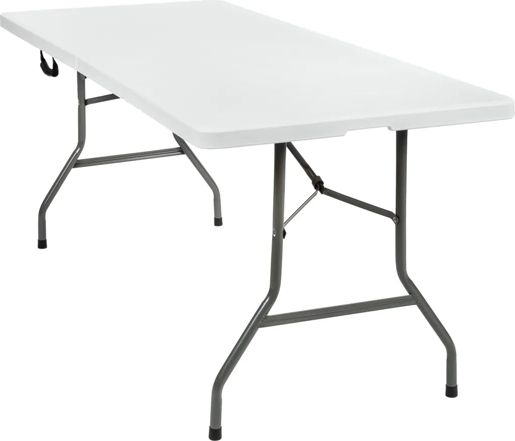  Tectake Camping Klapptisch 183x76x74cm - Weiß