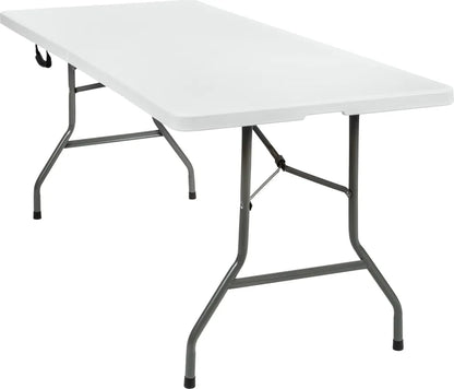  Tectake Camping Klapptisch 183x76x74cm - Weiß