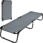  COSTWAY Feldbett Campingbett Bis 150 Kg Belastbar, Klappbett Liege Bett Campingliege Einzelbett 191x56x31cm