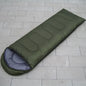  Outdoor Umschlag Schlafsack Camping Ultraleichter Schlafsack Mit Kappe, Armeegrün