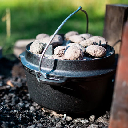  BBQ-Toro Dutch Oven DO12PX, 13,6 L Premium Gusseisen Kochtopf Gusstopf