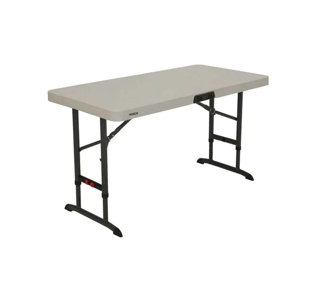  Lifetime Kunststoff Klapptisch Camping | Weiß | 122x61x86 Cm