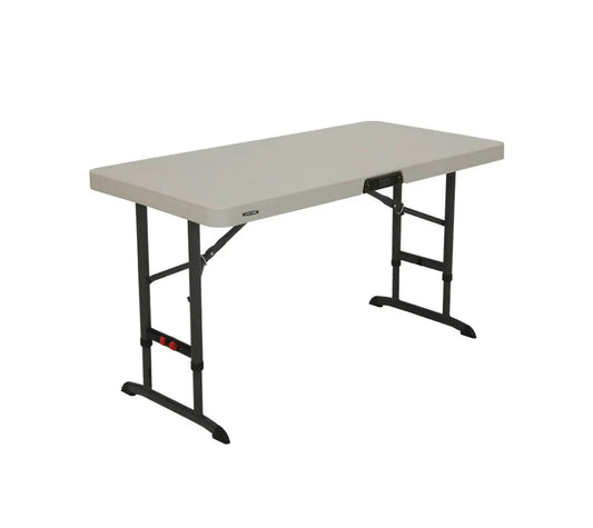  Lifetime Kunststoff Klapptisch Camping | Weiß | 122x61x86 Cm