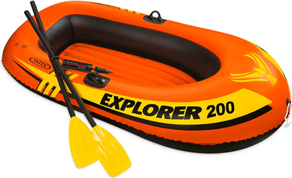  INTEX Explorer Pro 200 Set Aufblasbares Boot Mit Ruder Und Pumpe 58357NP