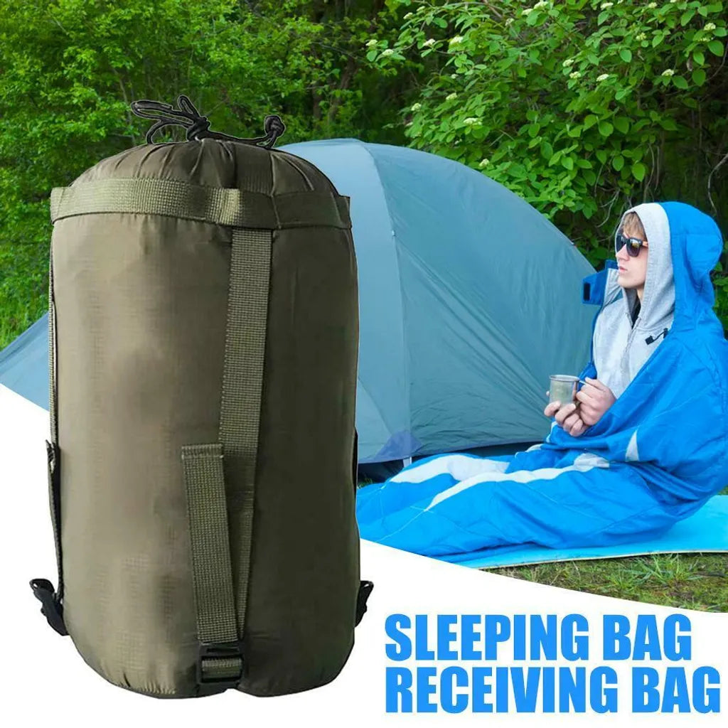  Melario Outdoor Deckenschlafsack Mumienschlafsack Schlafsack Winter Camping Zelt Grün