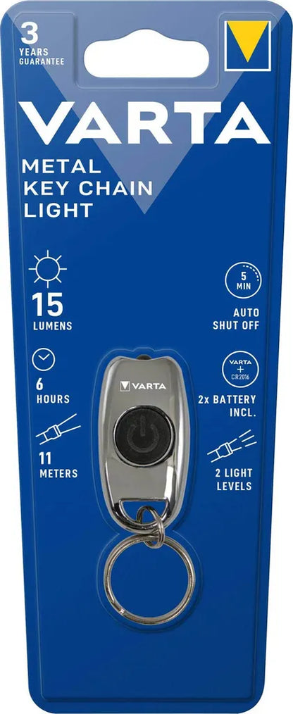  Varta LED Metal Key Chain BLI1 Inkl.2xCR2016