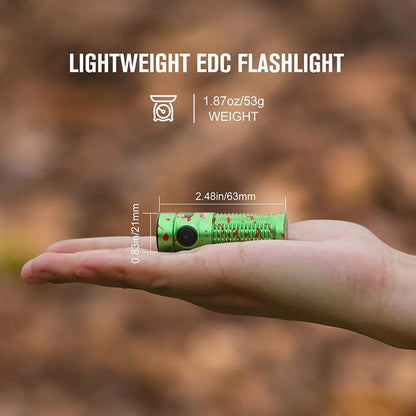  OLIGHT Baton 3 LED Aufladbare Kaltweiße Taschenlampe Mit 1200 Lumen Und 166 Meter Leuchtweite, 6 Lichtmodi Mit Timing Funktion Wasserdicht IPX8