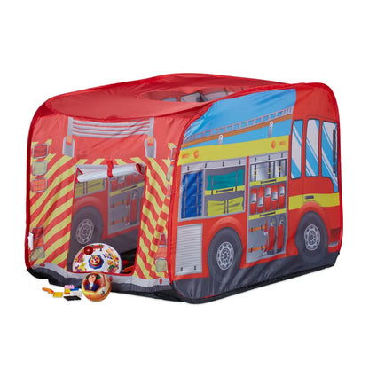  Relaxdays Spielzelt Feuerwehr Für Kinder